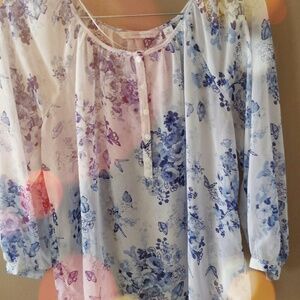 LC Lauren Conrad Peasant Blouse